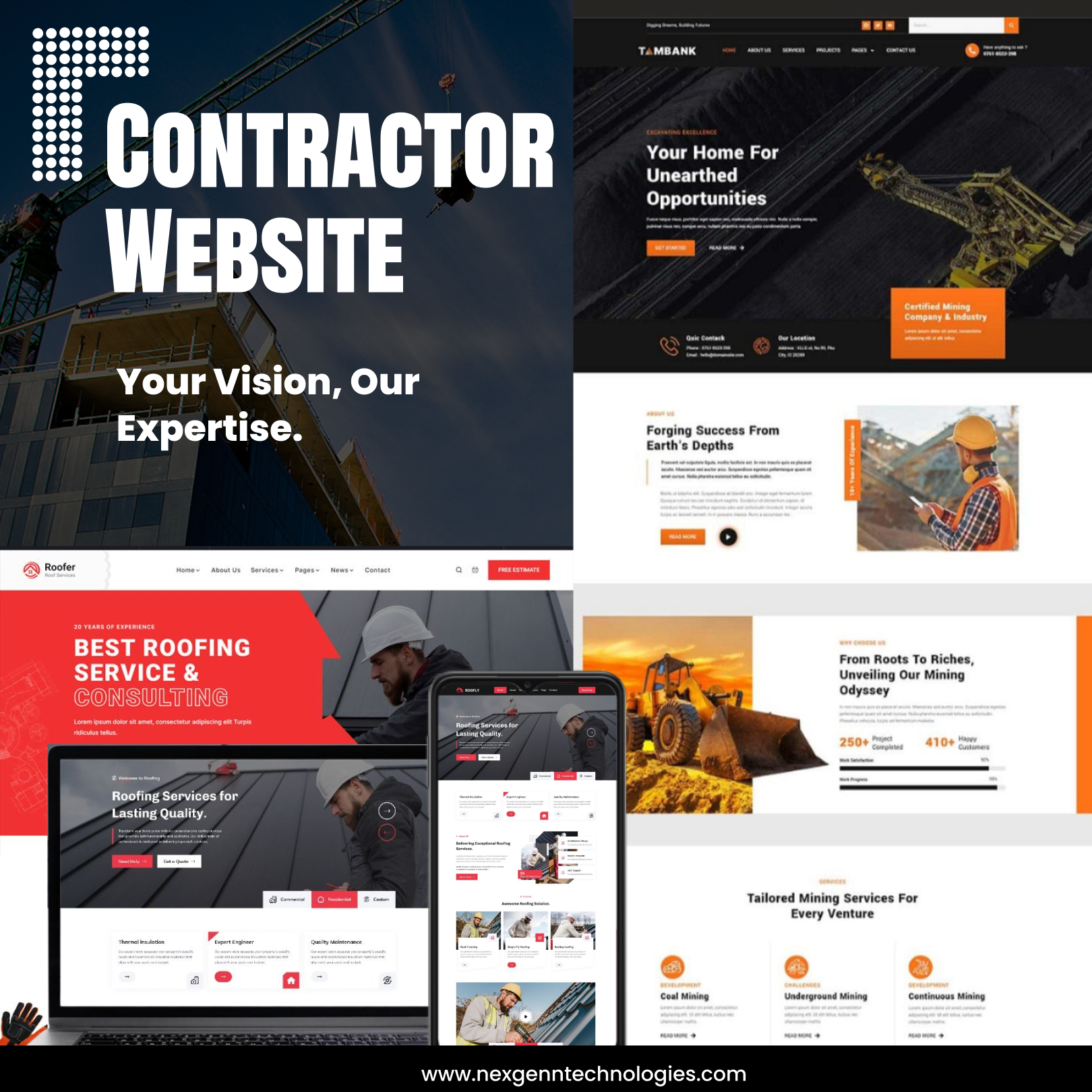 Contractor Website Creative