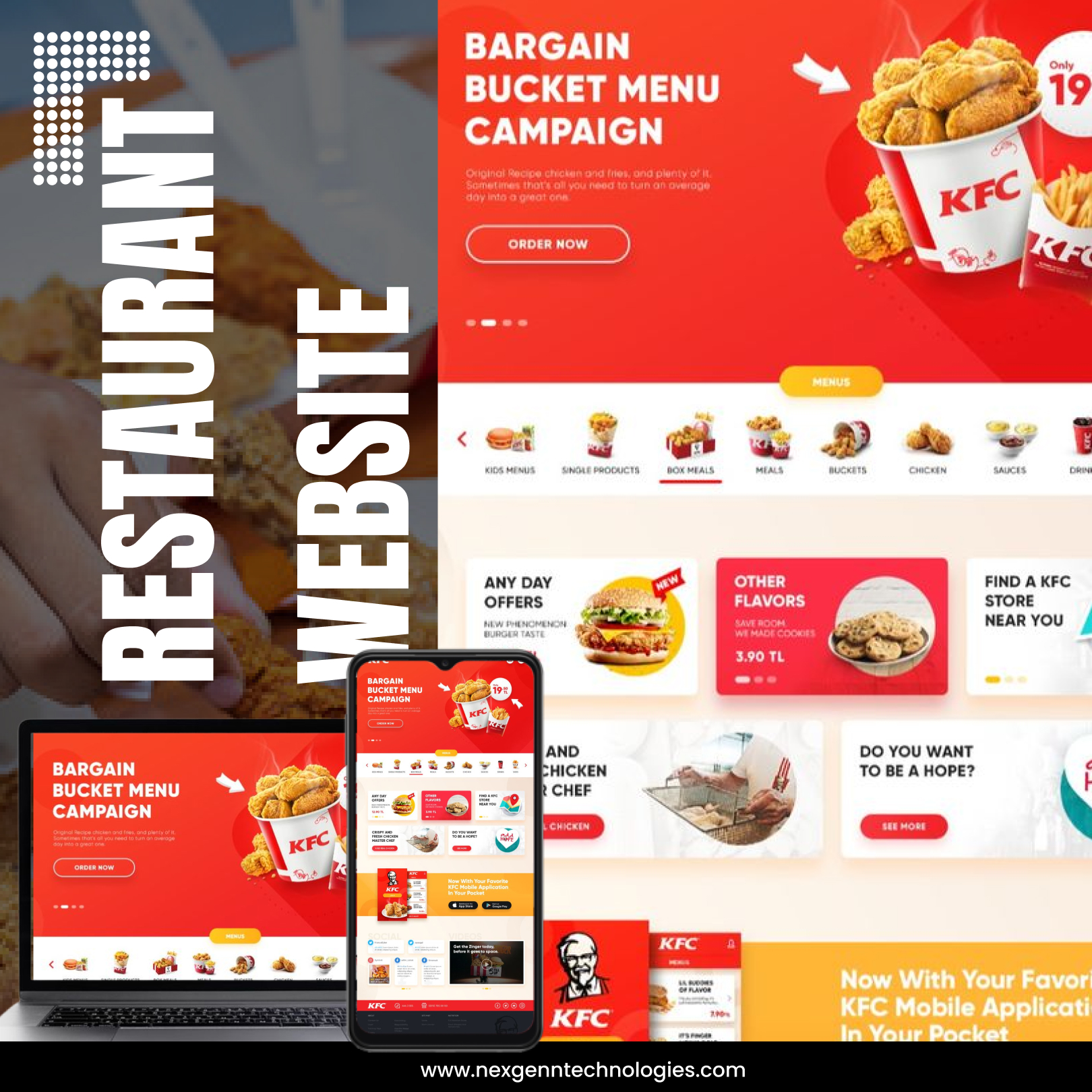 Restaurant Website Creative