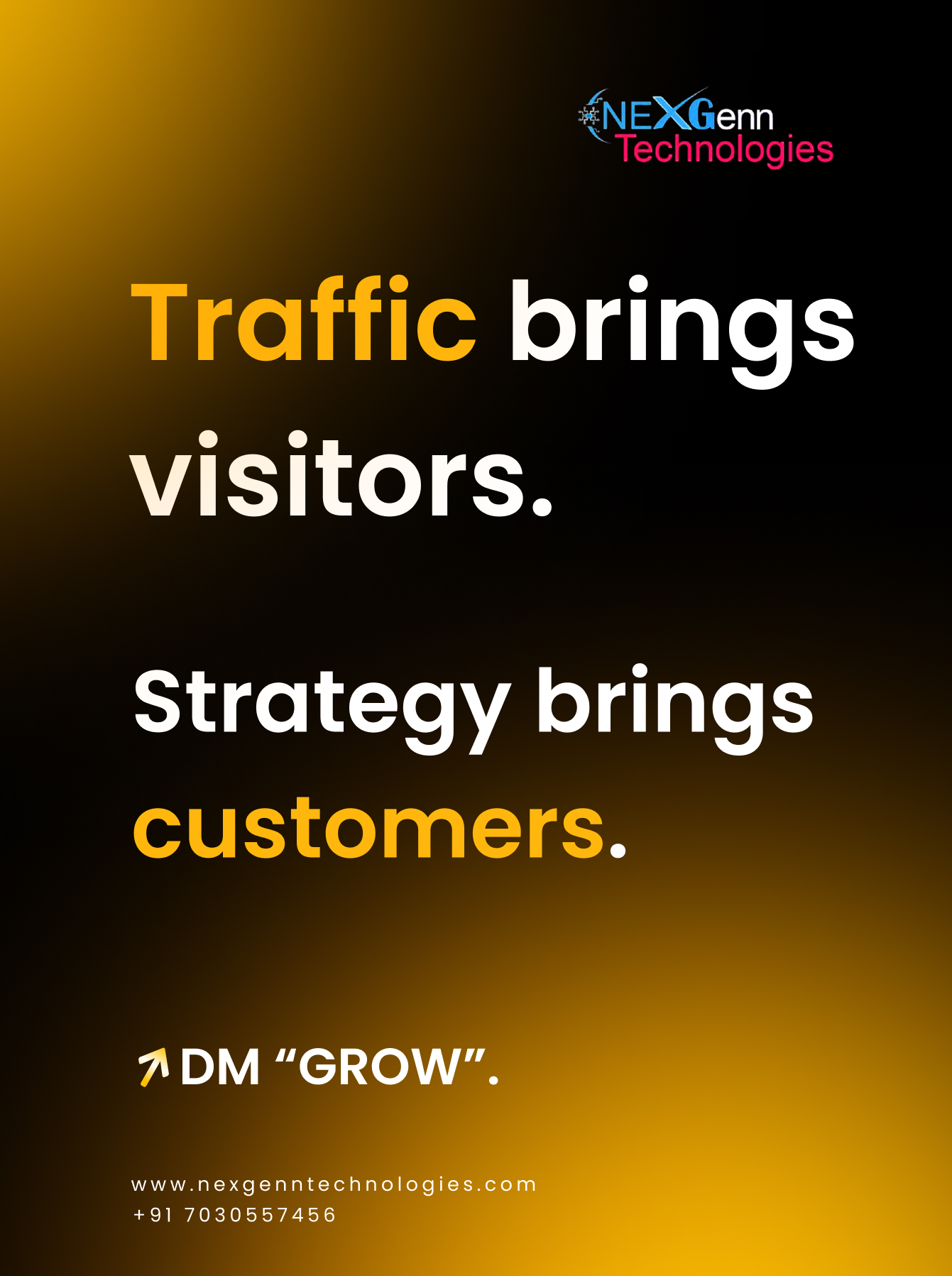 Traffic Brings Visitors